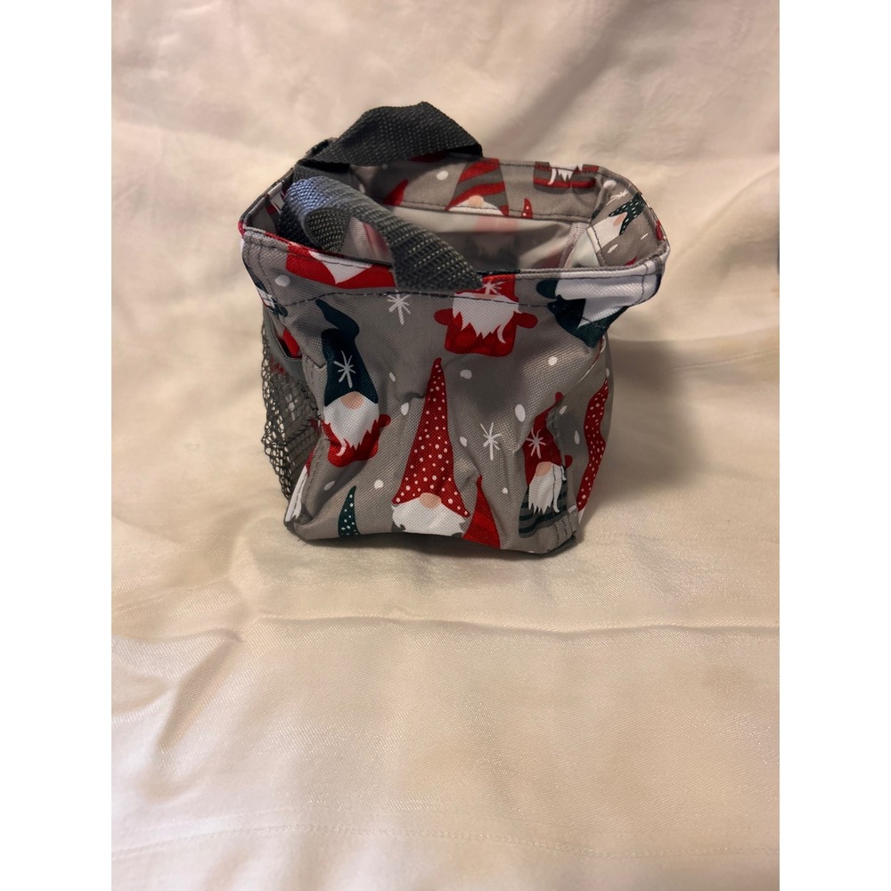 thirty-one Mini Square Utility Tote Christmas Gnome - Picture 4 of 6